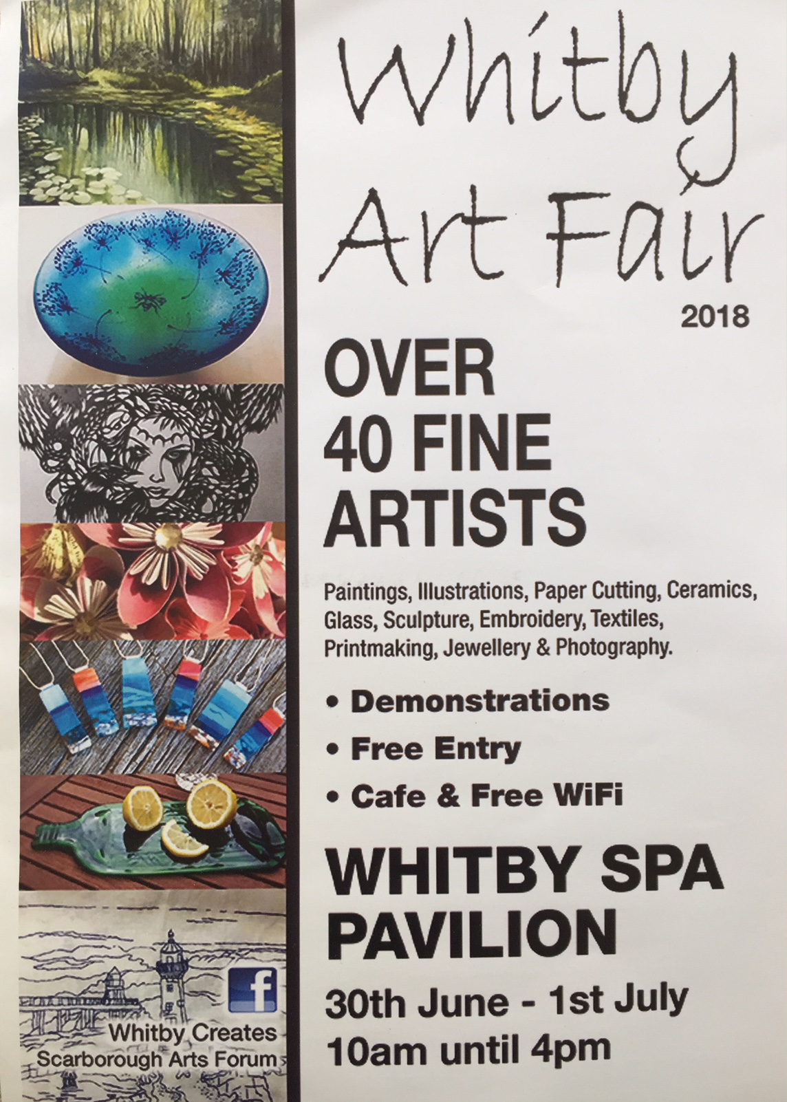 Whtby art fair poster